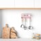 Key Holder Wall Mount with Shelf, Decorative Acrylic Key & Mail Organizer with 6 Clear Hooks, Entryway Wall Key Hanger with Mounting Hardware – Light Pink
